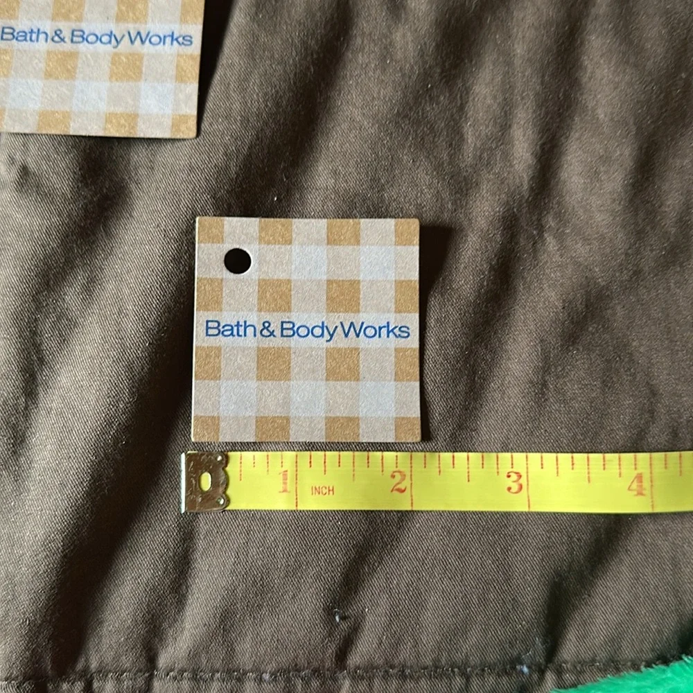 Bath & Body Works Small Cardboard Gingham Gift Tags